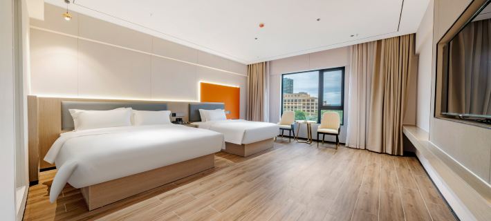 Qi'an Smart Hotel (Ledong High-speed Railway Station Branch) Ledong Li Özerk İlçesi otelleri