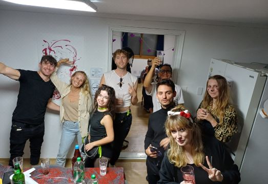 오션스 게스트하우스 공용 주방