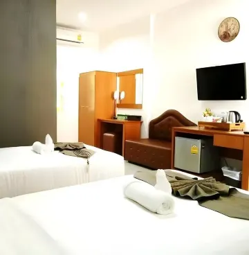 ห้องมาตรฐาน เตียงเล็ก 2 เตียง (อาคารแยกต่างหาก)