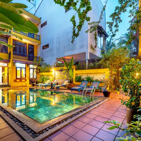 Hoi An Green Riverside Oasis Villa Отели рядом с достопримечательностью «Овощная деревня Тракве»