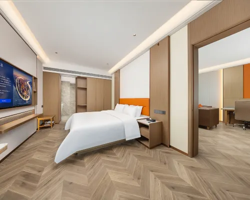 Jinjiang FONTOO Hotel (Zhangye High-Speed West Railway Station District Government) الغرف Photos