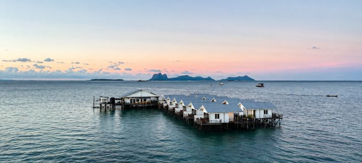 WB Shun Shun Water Bungalows Hotele w: Dystrykt Semporna