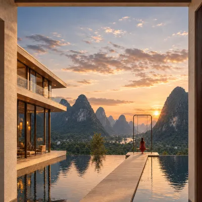 Yangshuo·JUE | AWAKENING • Viewing Guilin Landscape • Garden Pool • Resort Mansion Hotels near Moon Hill