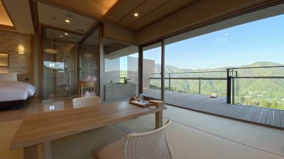 祥 (Syo) - 大文字側・露天風呂付コーナー和洋室 禁煙 源泉茶寮 玄 箱根強羅の写真