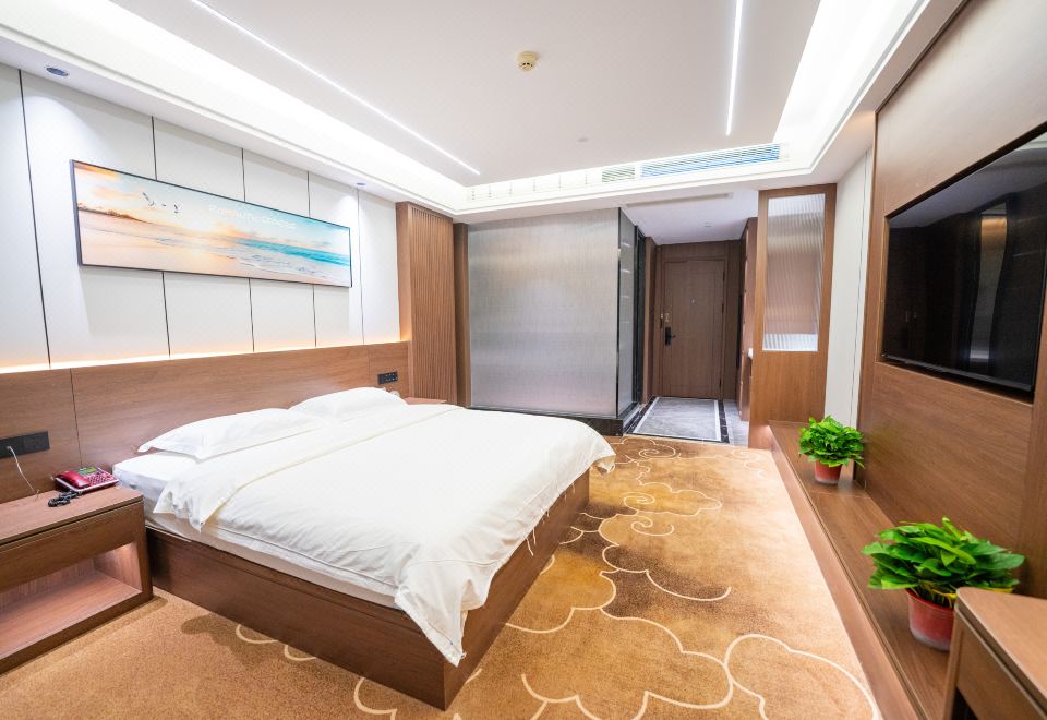 화한 호텔의 깔끔하고 넓은 객실 또는 로비 이미지