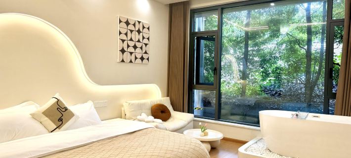 Shanfeng Yumeng Private Hot Spring Homestay (Qingchengshan Scenic Area) Các khách sạn ở Đô Giang Yển