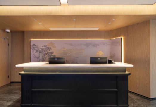 상하이 호텔 주변 야경