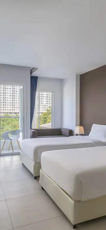 ห้องดีลักซ์เตียงทวิน