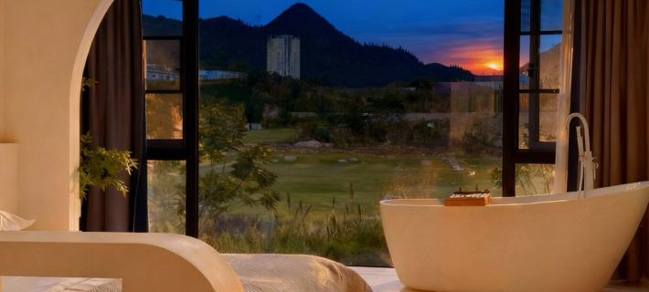 Huangguoshu Mountain Wind, send the moon lodging Hotéis em Condado de Zhenning Buyei e Miao