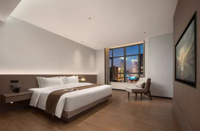 怡景美宿（長沙高鐵南站國際會展中心店） 鄰近長沙航空職業技術學院圭塘校區-教學樓的酒店