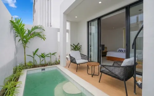 Oasis Private Villa Seminyak Kerobakan with Jacuzzi/Pool - 私人泳池