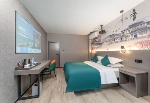 호텔 야경 이미지