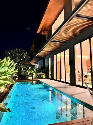 Spacious 4Bd Gem Ripple Villa with Private Pool  Ideal for Family Vacations, Close to Chalong Hotels in 