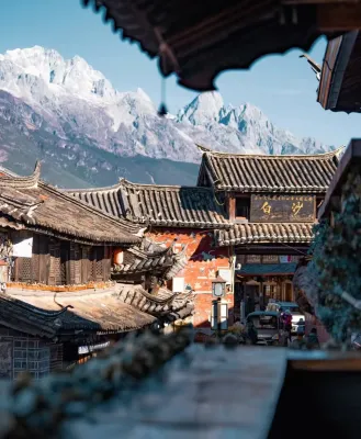 Baisha Ancient Kingdom Guanshan Resort Courtyard Homestay - ห้องครัว