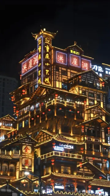 FUNGEE River View Hotel (Hongya Cave, Jiefangbei Pedestrian Street, Chongqing)