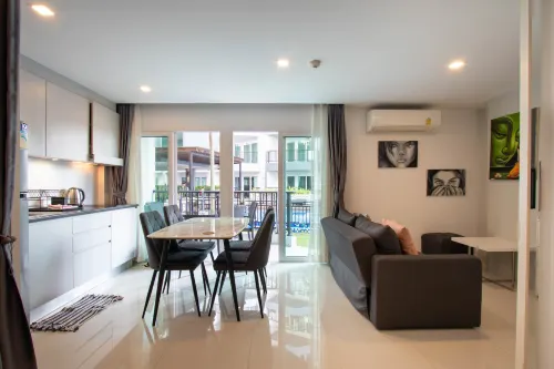Poolside 2BR Condo Near Mae Phim Beach