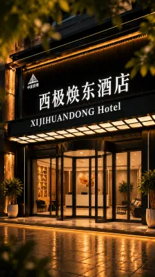 West Pole Huandong Hotel - غرفة مطلة على الجبل