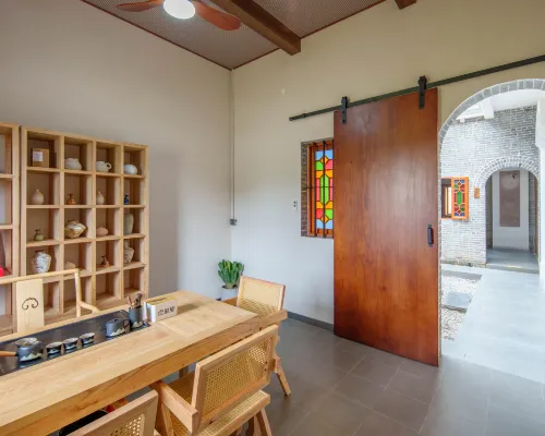 Liyuan Daoxiang Diaolou Boutique Cultural Homestay (Chikan Ancient Town Scenic Area Branch) تناول الطعام Photos