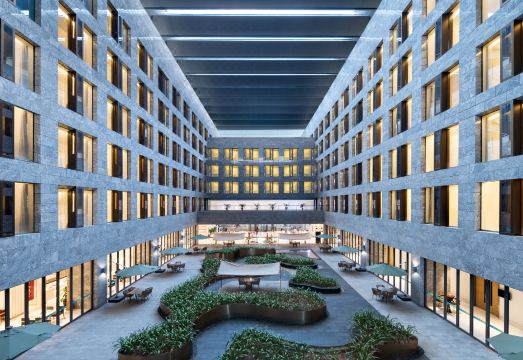 호텔 로비 전경