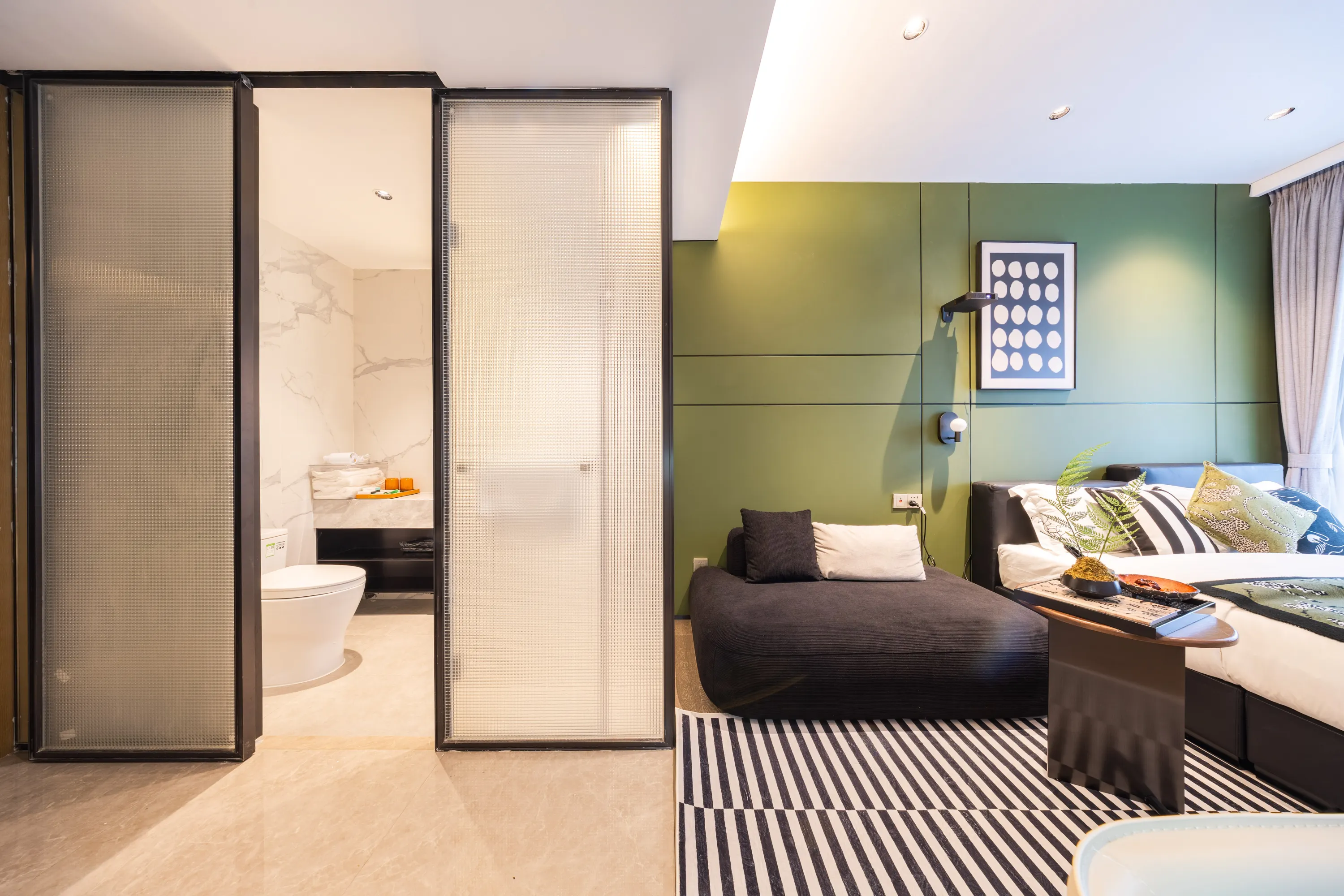 Boshixi City View Audio-Visual Apartment, Chengdu Kamar Photos