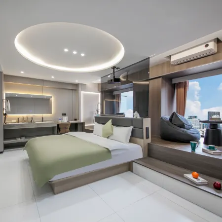 Wheat House Suite Resort Hotel (Chengdu Hongxingqiao Subway Station Branch)