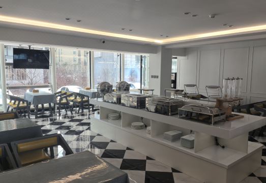 호텔 조식 전경