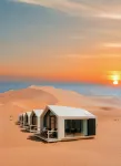 Dunhuang Sand Mountain Desert Secret Wild Luxury Desert Camping Base