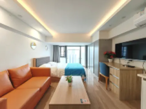 Fuzhou Jingyue Apartment (Dong Erhuan Taihe Plaza Zhuyu Metro Station Branch) Отели в г. Восточный Район