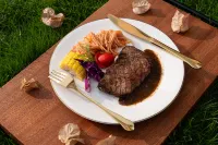 Anzhi Hillside Bloom Creek Retreat - Desayuno
