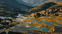 Scenic Thousand Miles Homestay (Xishan Shaoyue No.1 Viewing Platform) - ห้องครัว