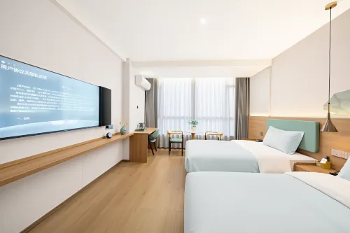 Yangquan Hanshe Meisu Hotel - balcone