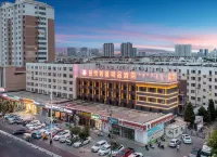 柏悦智雅精品酒店（赤峯高鐵站店） 鄰近遼代歷史文化博物館-服務枱的酒店