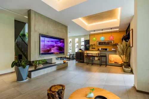 Wozaitiantaishan Dengni Guesthouse - غرفة مطلة على الجبل