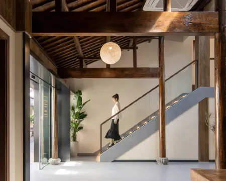 宏村南湖觀園·Designer湖景リゾートホテル 黟県のホテル