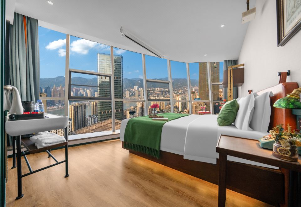 더 험블 리버뷰 호텔의 객실 내부