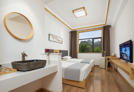 신구 Floral Hotel · Yueshan residence hotel (Huashan tourist center) 3성급 호텔 객실