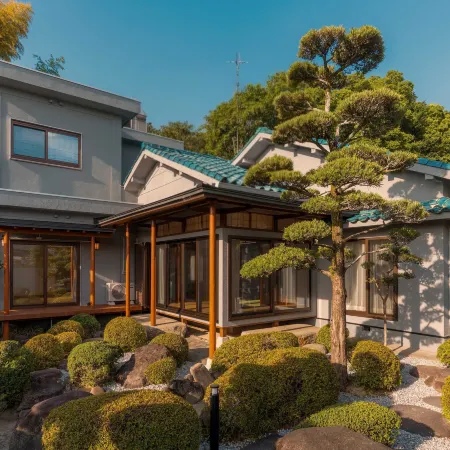 Private Japanese Garden House Near Kansai Airport, Osaka for 6-12 guests - Free parking, Hinoki Bath
