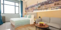 Juyou Apartment - Luxe Chic City-View Red De Cama Doble