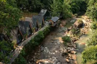 青城山·青城謐境·360°環山丨溯溪漂流·私湯美墅（茶坪景區店） 青城外山/都江堰中華大熊貓苑住宿飯店