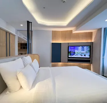 ห้องสวีทคิงเอ็กเซ็กคูทีฟพร้อมสิทธิ์ในการเข้าใช้เลานจ์