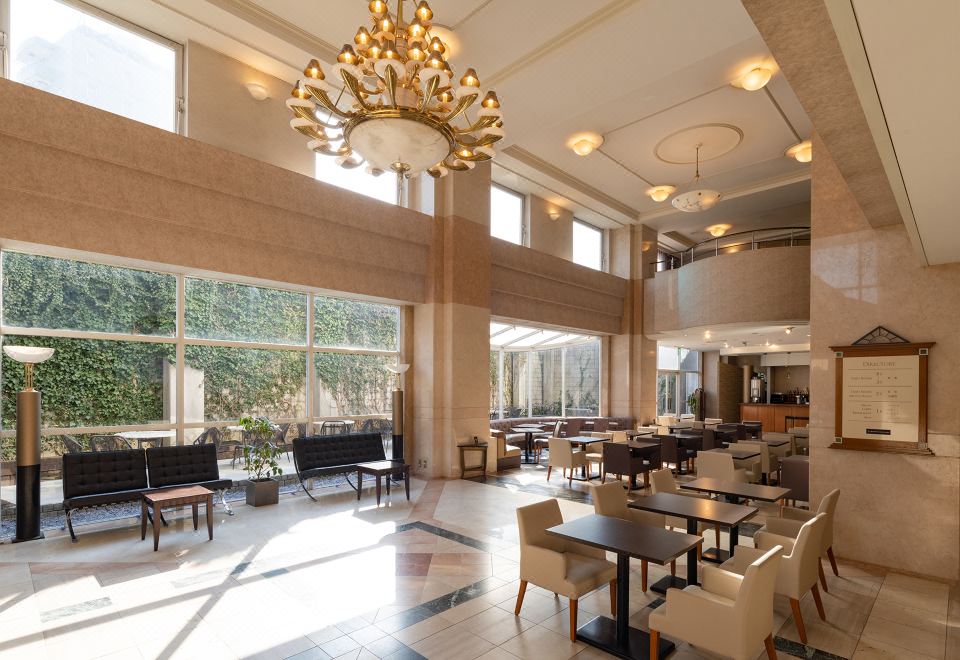 더 원파이브 가든 구라시키의 깔끔한 객실 내부 사진