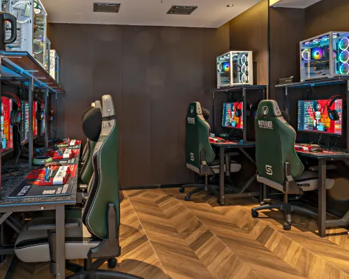 YueTa X E-Sports Hotel (Guangzhou Tianhe Huashi Subway Station) الغرف Photos