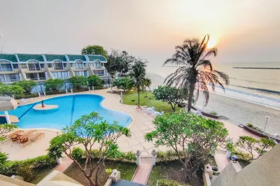 O2 Exclusive Beachfront Villa Pool Access Cha am Hotels near Chaosamran Beach