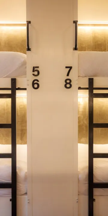 ห้องพักรวมผู้หญิง 8 เตียง - ห้องน้ำรวม