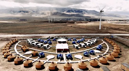 Encountering the Sailimu Lake Campsite Center