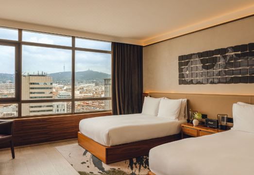 노부 호텔 바르셀로나 루프탑 야경