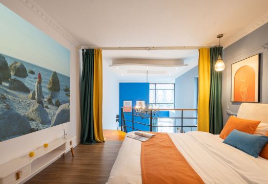 청두 숙소 내부 전경