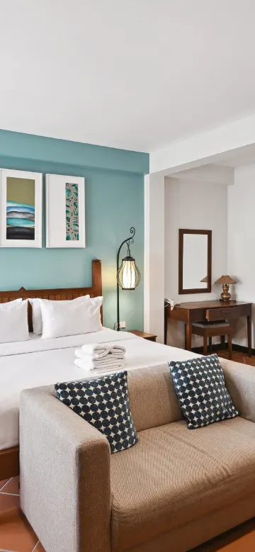 ห้องสุพีเรียร์เตียงคิงไซส์วิวสระว่ายน้ำ