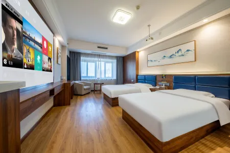 Jinlv Hotel (Xi'an North Railway Station Beiyuan Subway Station Store) Отели рядом с достопримечательностью «Chang'an University Weishui Campus Stacks»