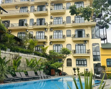 ゴールディエント・ブティックホテル ダラットのホテル